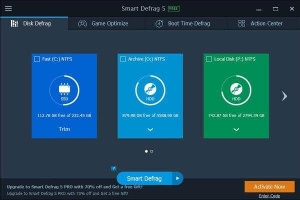 IObit Smart Defrag Pro 7.5.0.121 พร้อมดาวน์โหลดแตก