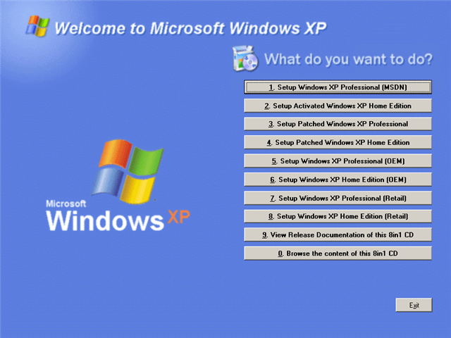 ดาวน์โหลด Windows XP Crack SP3 ISO และรหัสเปิดใช้งานฟรี