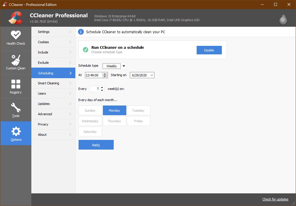 CCleaner Professional 6.00.9727 แคร็ก + ดาวน์โหลดเวอร์ชันล่าสุด