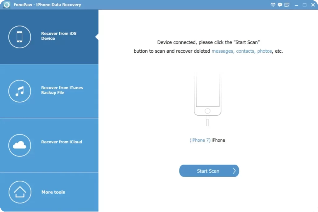 FonePaw iPhone Data Recovery 9.6.2 Crack + Serial Key รุ่นล่าสุด