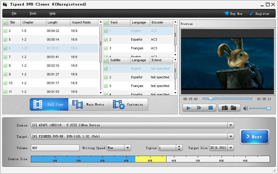 Tipard DVD Cloner 19.80.0.1477 Crack + Serial Key ดาวน์โหลด