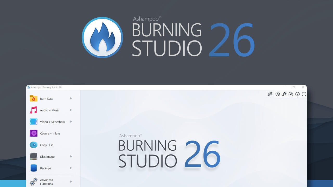 Ashampoo Burning Studio 26.0.1 Crack + Activation Code เวอร์ชันล่าสุด