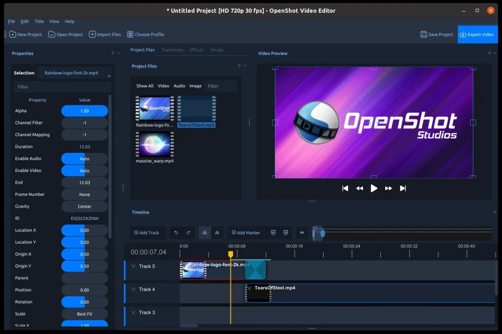 OpenShot Video Editor Free Full Activated