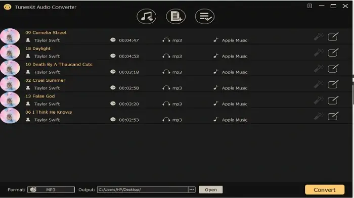 TunesKit Audio Converter PC