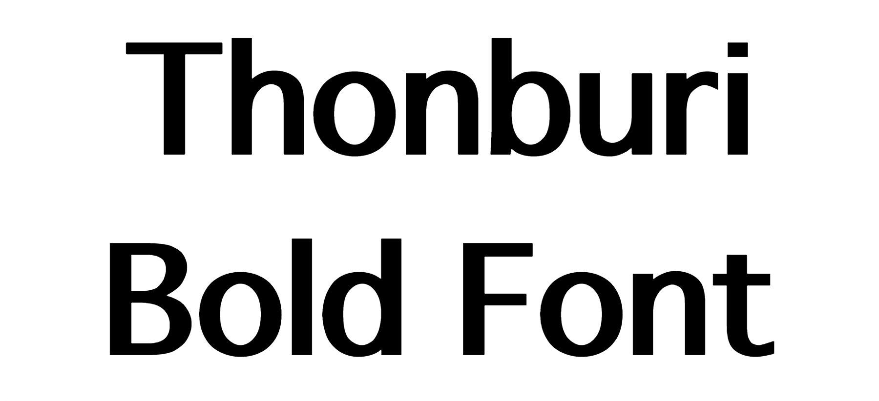 ฟอนต์ Thonburi ดาวน์โหลด For Free with PC/Mac 2025