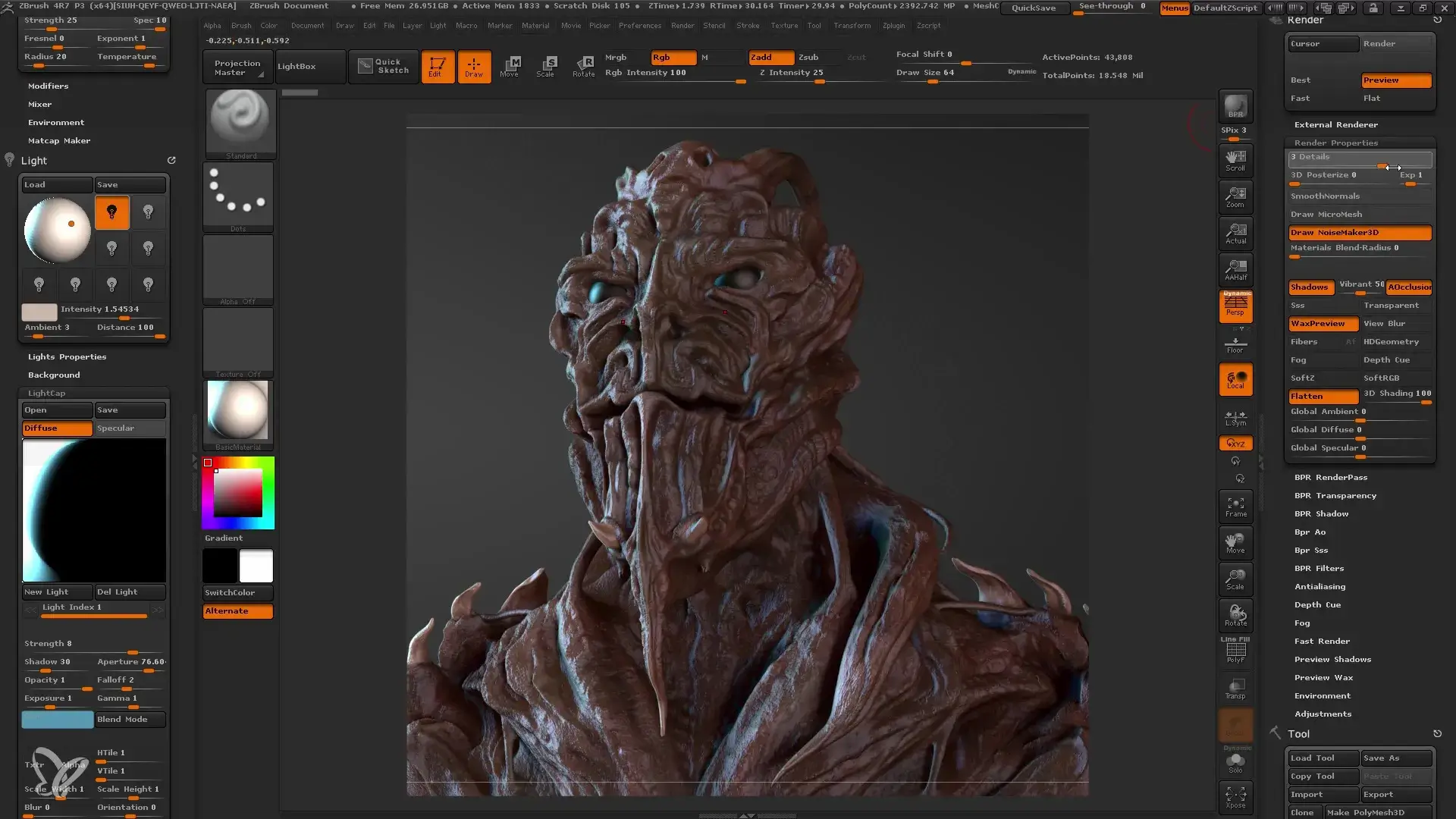 Pixologic Zbrush [2026.0.1] โปรแกรม โหลดฟรี 2025