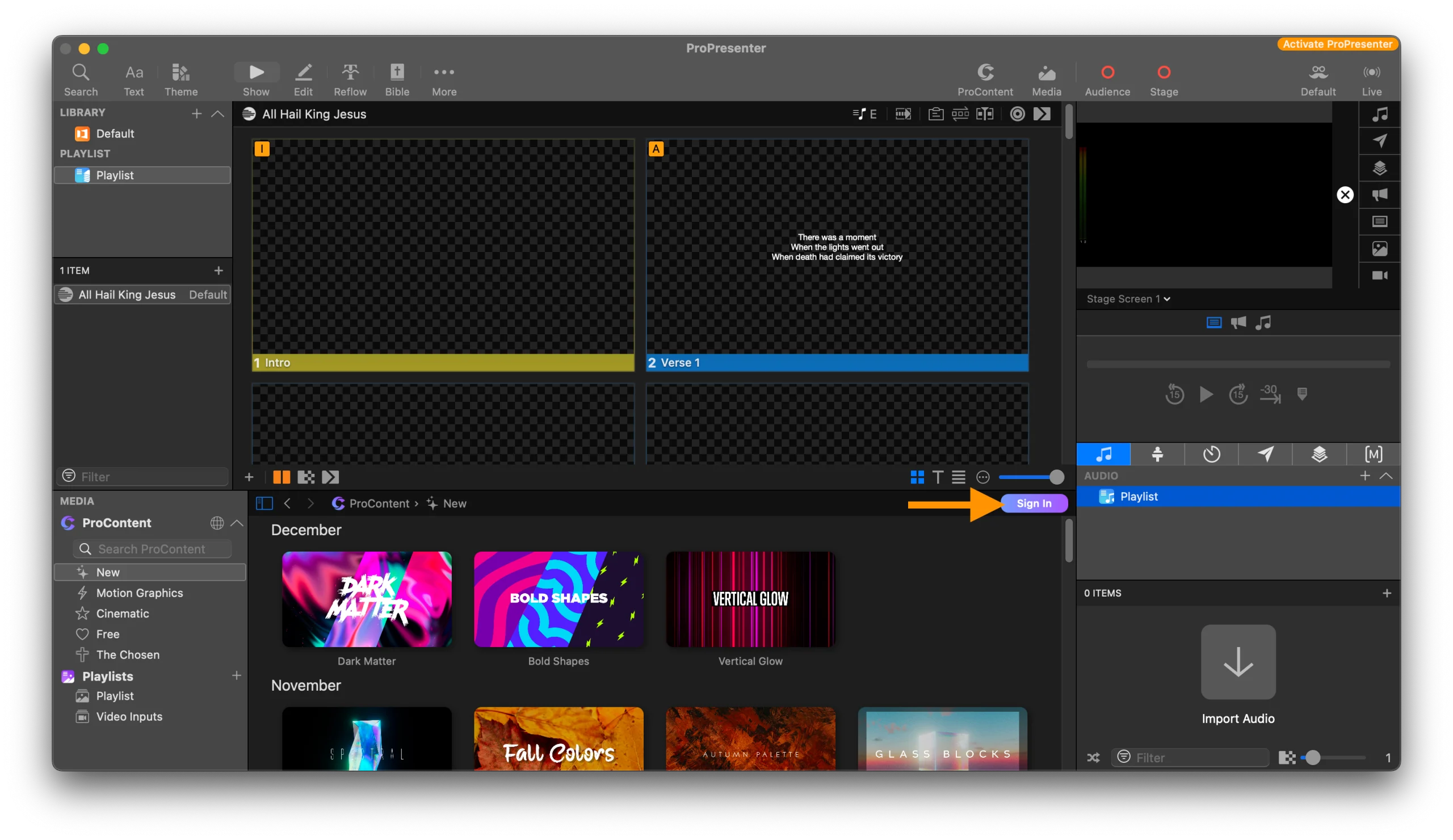ProPresenter 7.16.3 Crack กับ License Key ดาวน์โหลดล่าสุด